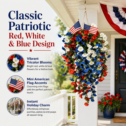 Decoration Tricolor Patriotic Artificial Flower