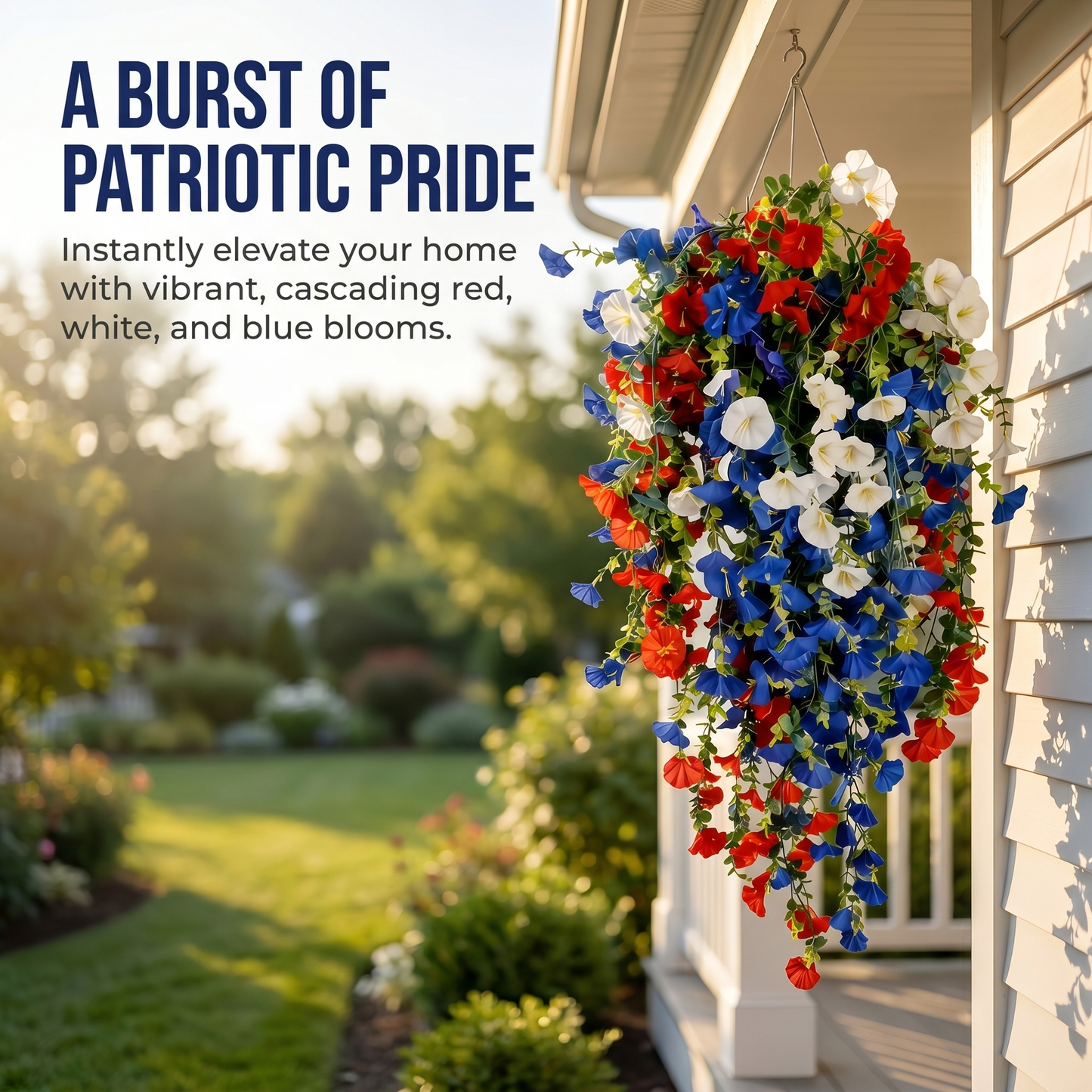 Decoration Tricolor Patriotic Artificial Flower