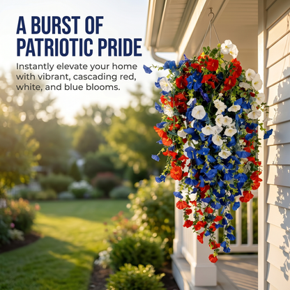 Decoration Tricolor Patriotic Artificial Flower