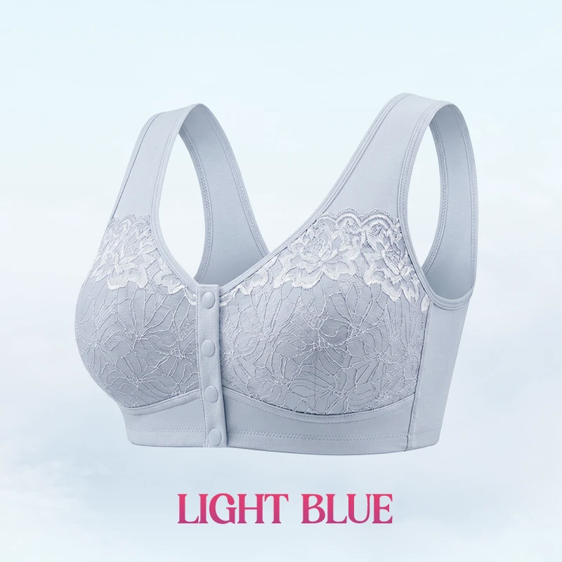 🔥HOT SALE🔥Front Closure Breathable Cotton Lifting Bra for Seniors