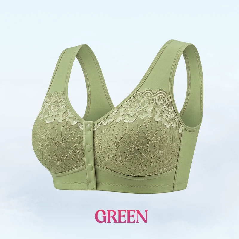 🔥HOT SALE🔥Front Closure Breathable Cotton Lifting Bra for Seniors