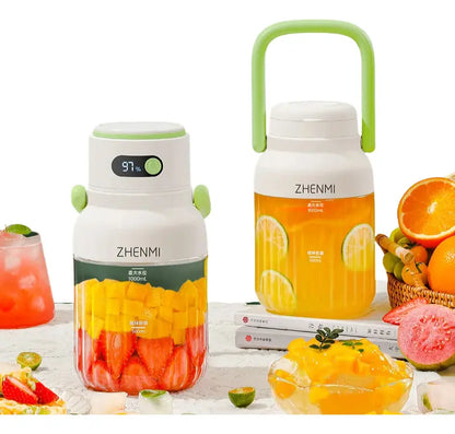 Zhenmi Portable Digital Display Camping Juicer Cup