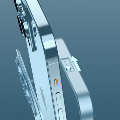 Magnetic Metal Snap-On Phone Case: Strong Magnetic Hold & Full Protection