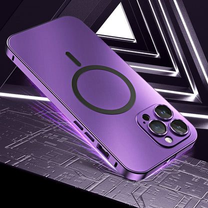 Magnetic Metal Snap-On Phone Case: Strong Magnetic Hold & Full Protection