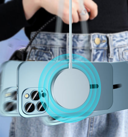 Magnetic Metal Snap-On Phone Case: Strong Magnetic Hold & Full Protection