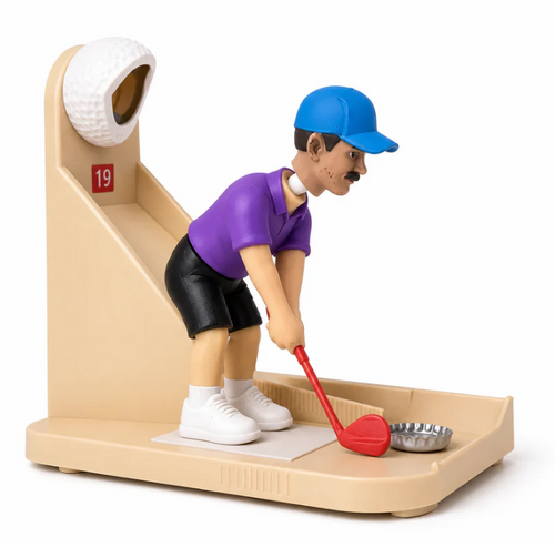 ⛳Golf Bottle Opener with Mini Golfer Game, Fun Beer Bottle Cap Launcher & Collector