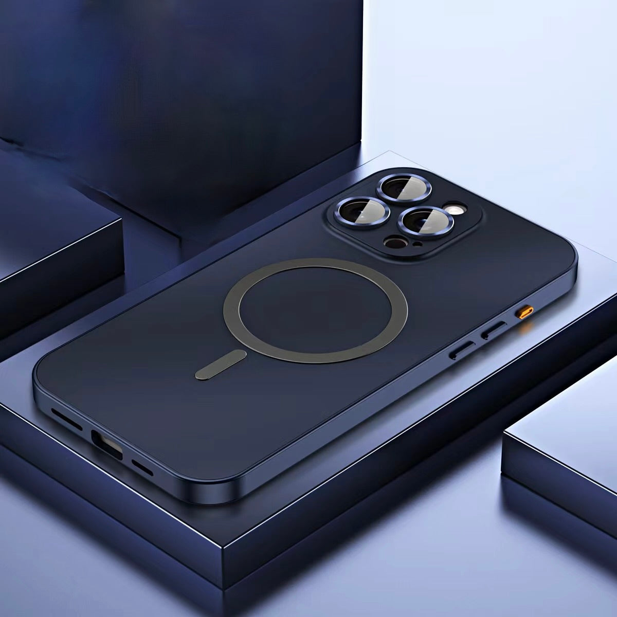 Magnetic Metal Snap-On Phone Case: Strong Magnetic Hold & Full Protection