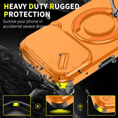 Multifunctional Sliding Camera Protection Magnetic Phone Case
