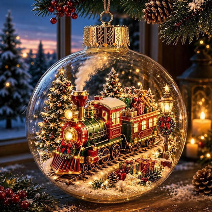 Glowing Christmas Diorama Ornament🎄