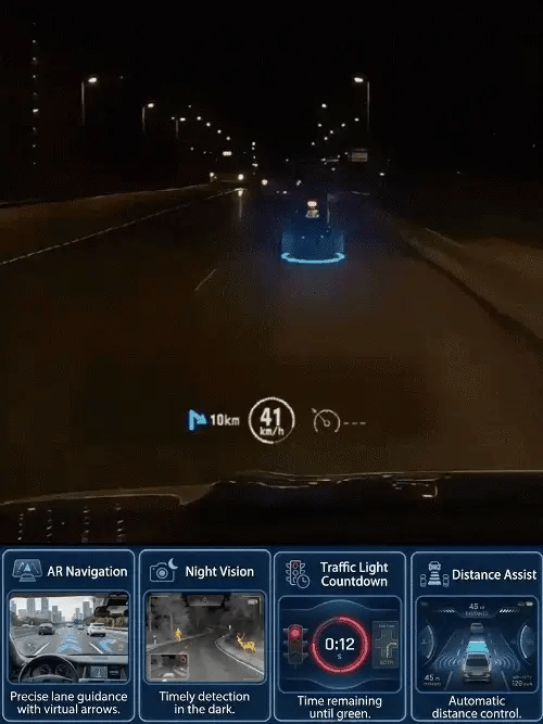 ⚡Hot Sales 51% OFF🔥Head-Up Display (HUD) Car GPS Digital Speedometer - 4