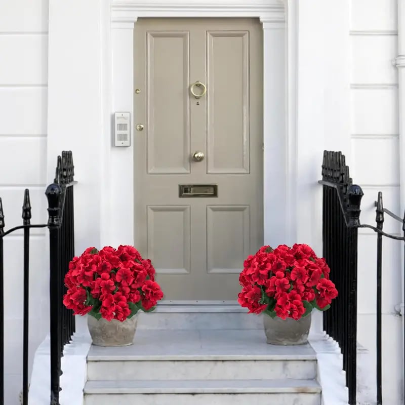 🎁 Mother's Day 60% OFF - Artificial Geranium Flowers For Outdoors