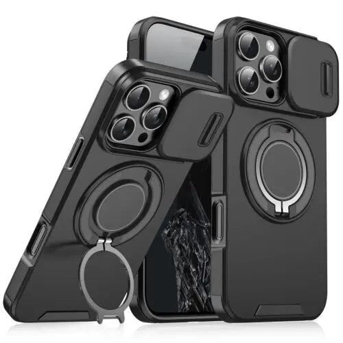 Multifunctional Sliding Camera Protection Magnetic Phone Case