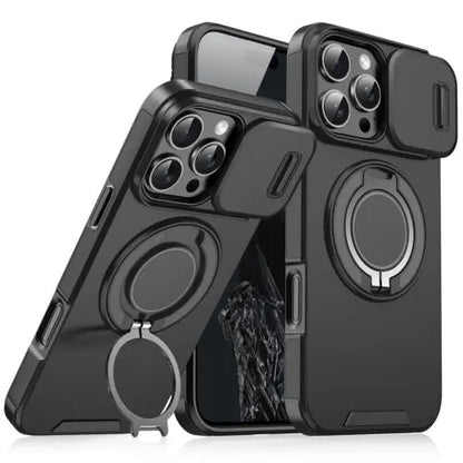 Multifunctional Sliding Camera Protection Magnetic Phone Case