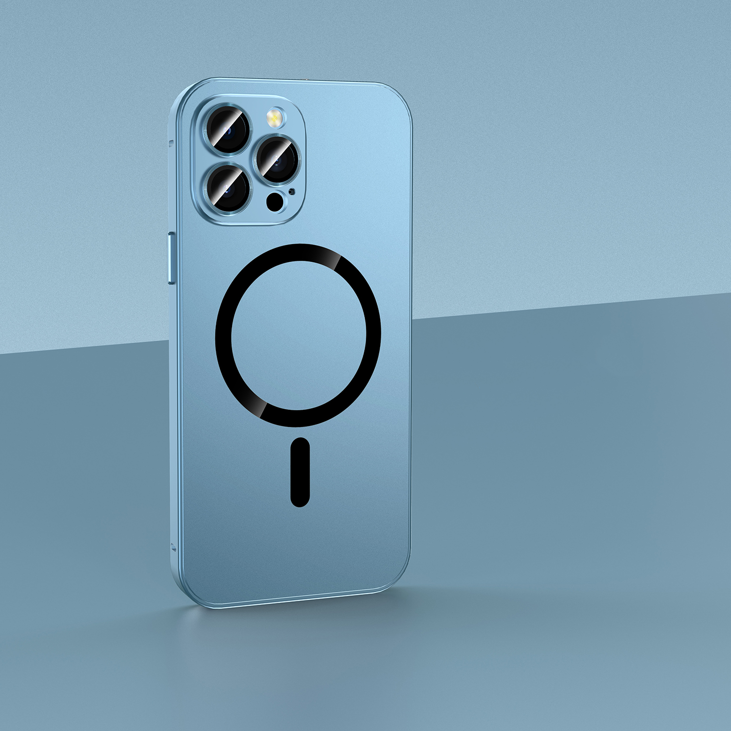 Magnetic Metal Snap-On Phone Case: Strong Magnetic Hold & Full Protection