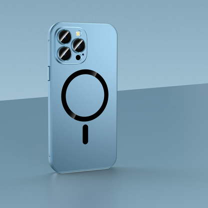 Magnetic Metal Snap-On Phone Case: Strong Magnetic Hold & Full Protection