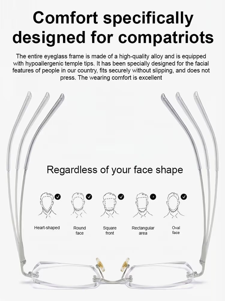 【Co-Created by Designers】Gypsophila Smart Zoom and Color-Changing Reading Glasses, Auto Focus Distance Near Progressive Multi-focus HD Vision - 7