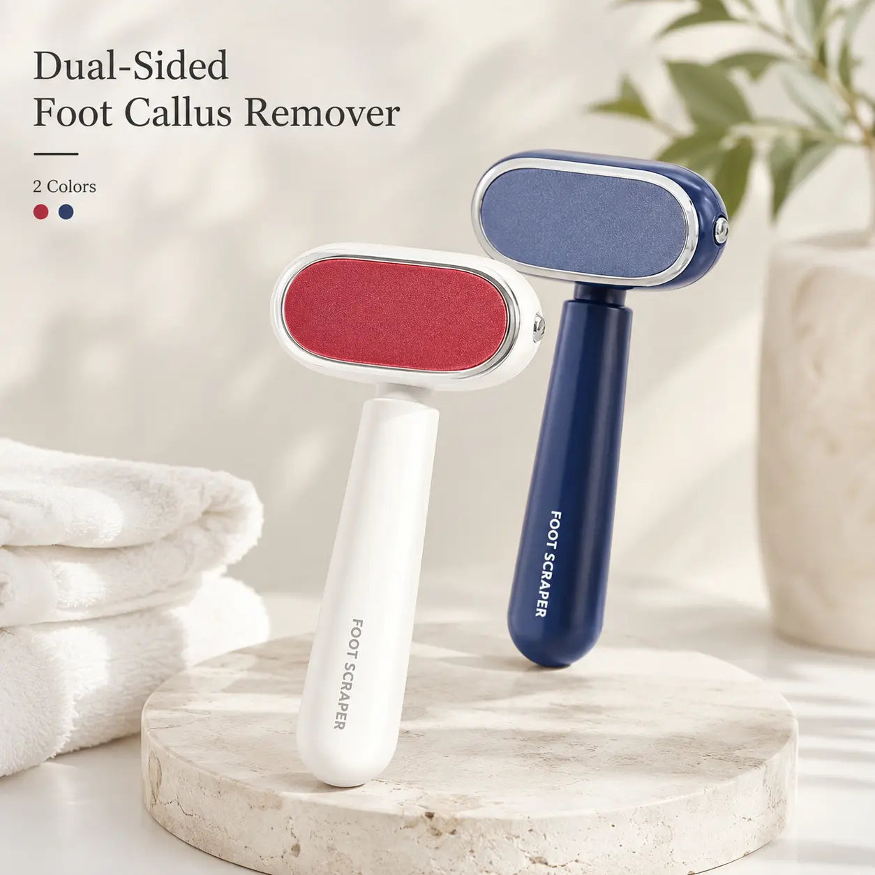 Dual‑Sided Foot Callus Remover: Detachable Washable Design & Effective🦶