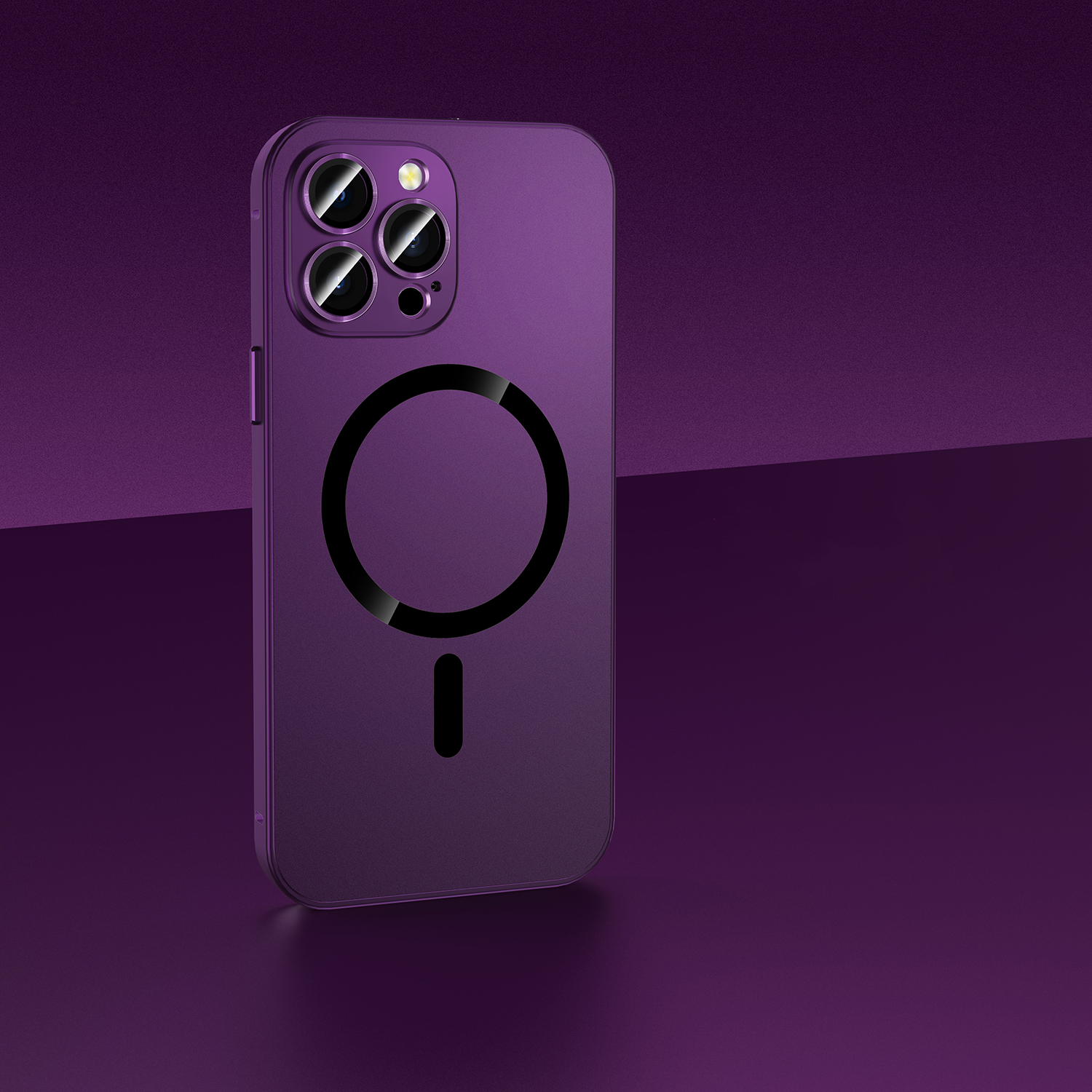 Magnetic Metal Snap-On Phone Case: Strong Magnetic Hold & Full Protection