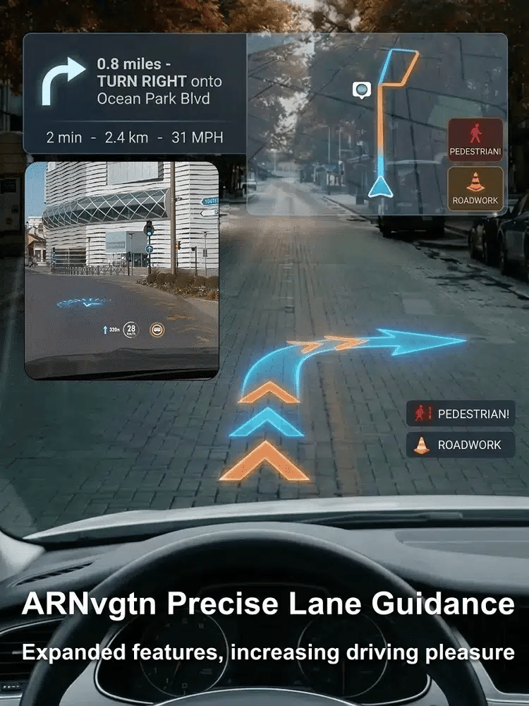 ⚡Hot Sales 51% OFF🔥Head-Up Display (HUD) Car GPS Digital Speedometer - 5