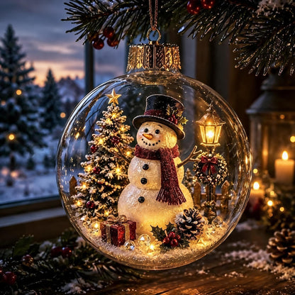 Glowing Christmas Diorama Ornament🎄