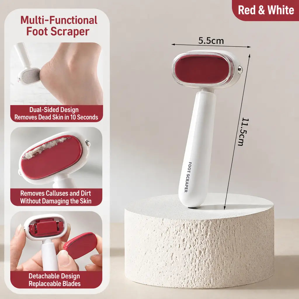 Dual‑Sided Foot Callus Remover: Detachable Washable Design & Effective🦶