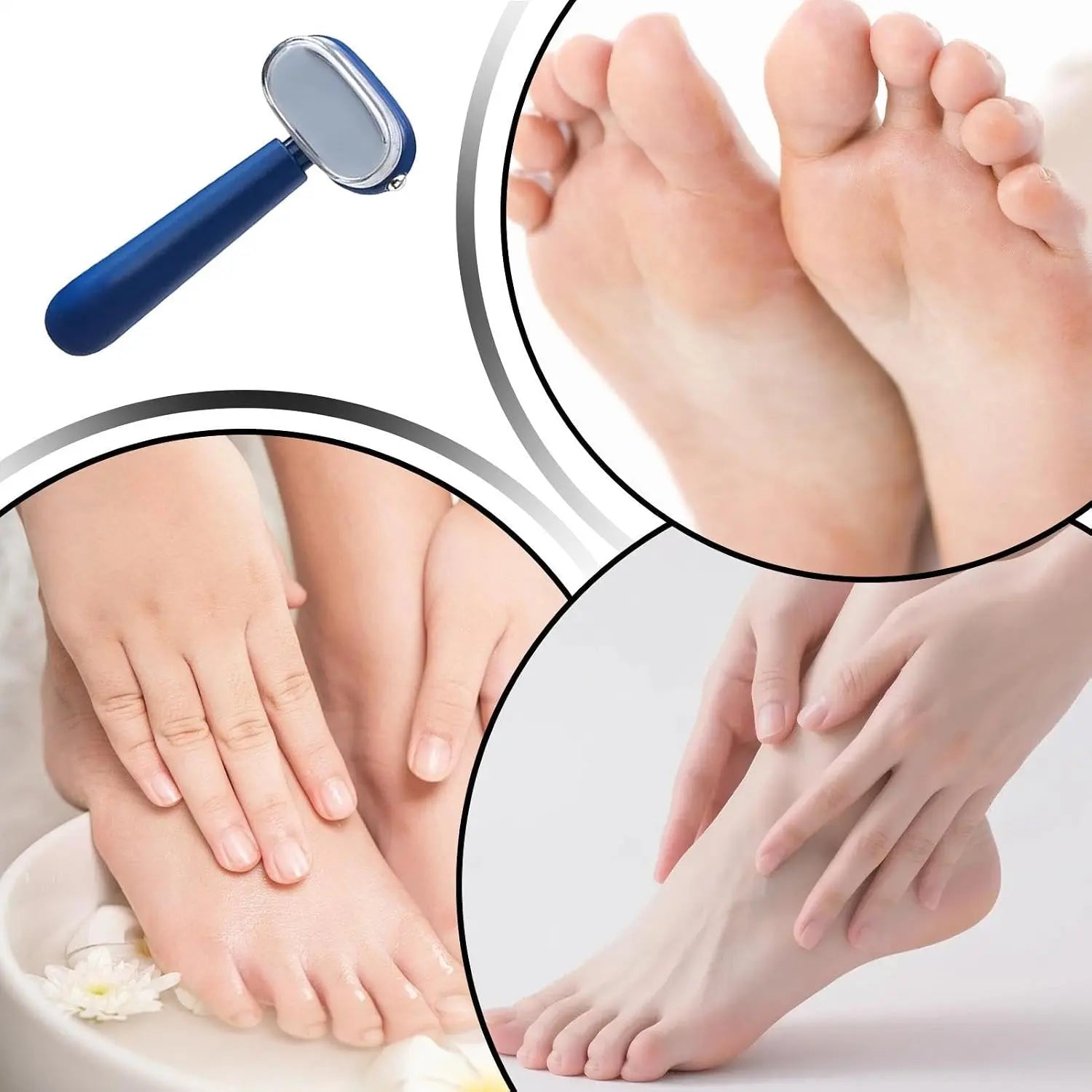 Dual‑Sided Foot Callus Remover: Detachable Washable Design & Effective🦶