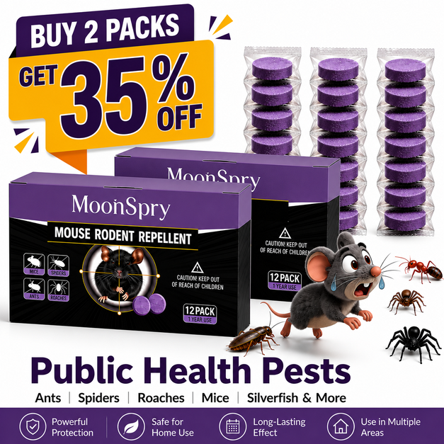 ✅ 10,000+ Happy Customers 🐭 All-Natural Peppermint & Cinnamon Pest & Rodent Repellent Pucks 🕷
