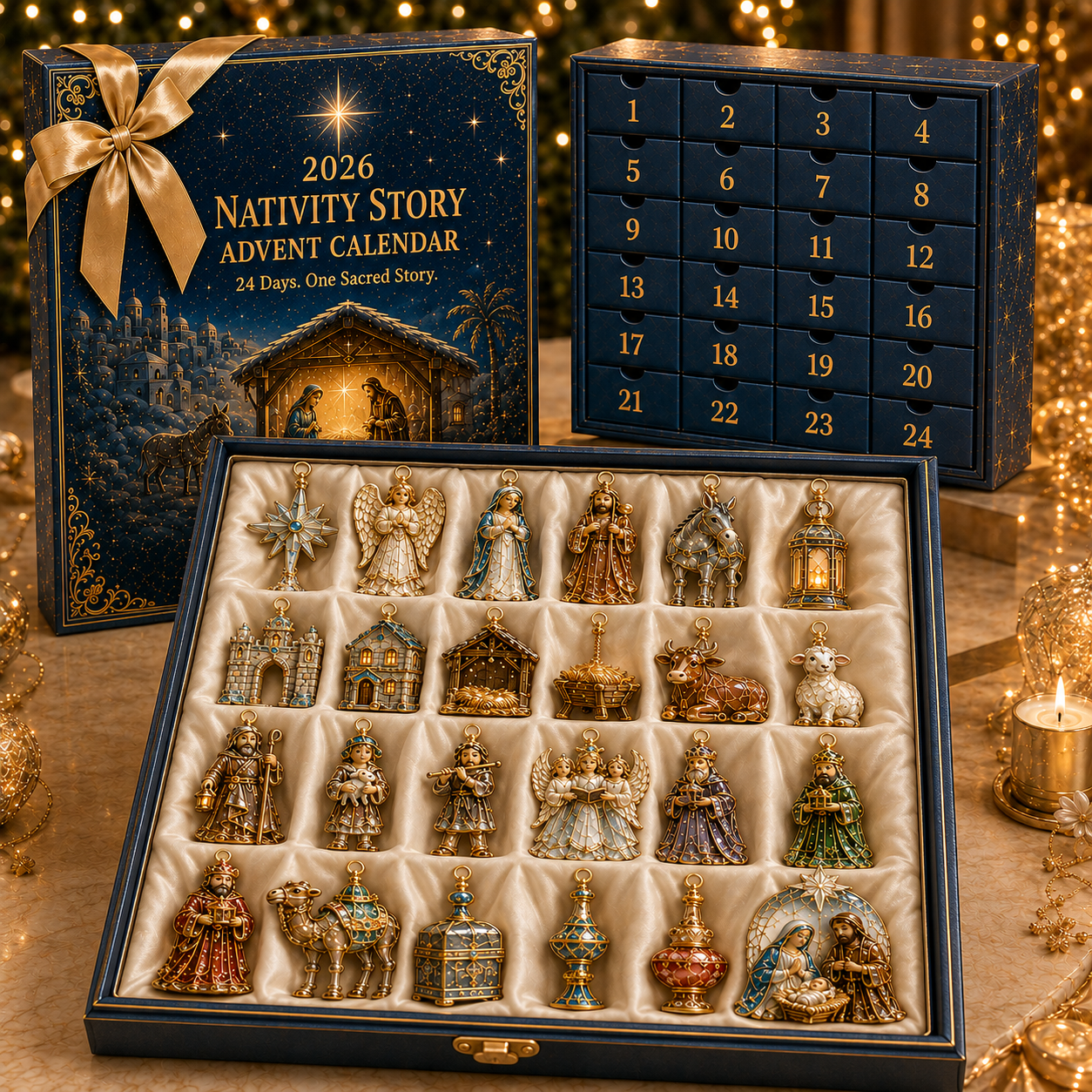 🎁✨2026 Faith-Inspired Christmas Advent Calendar:24-Day Faith Gift & Christmas Joy