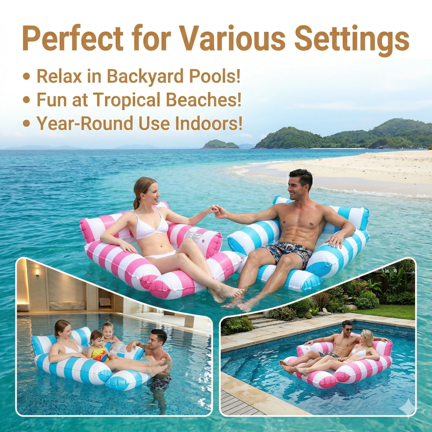 🔥🔥Pool Hammocks & Lounge Chairs
