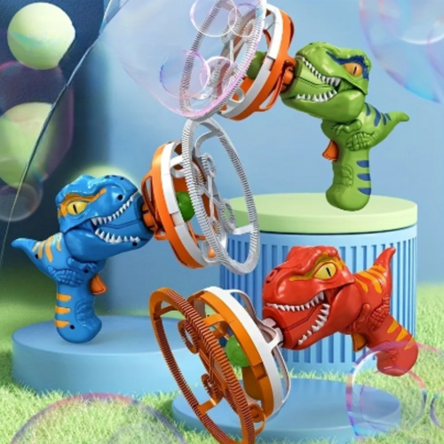 Dinosaur Bubble Blower Bubble Gun Toy for Kids and Toddlers🤩