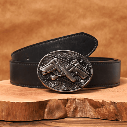 RetroCraft Knife Belt – Classic Leather with Hidden Folding Blade