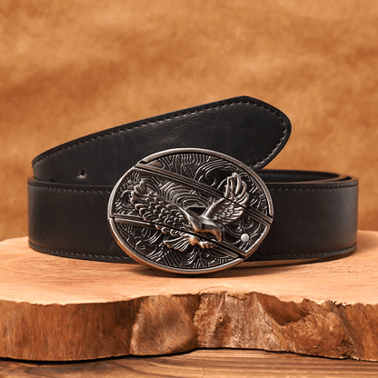 RetroCraft Knife Belt – Classic Leather with Hidden Folding Blade