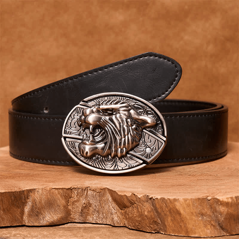RetroCraft Knife Belt – Classic Leather with Hidden Folding Blade