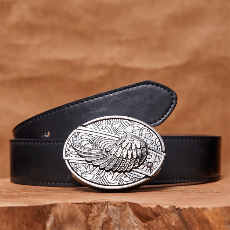 RetroCraft Knife Belt – Classic Leather with Hidden Folding Blade
