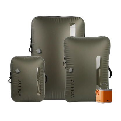 EZY SET BUNDLE - 3 Size Travel Vacuum Pack For Luggage Space Saving